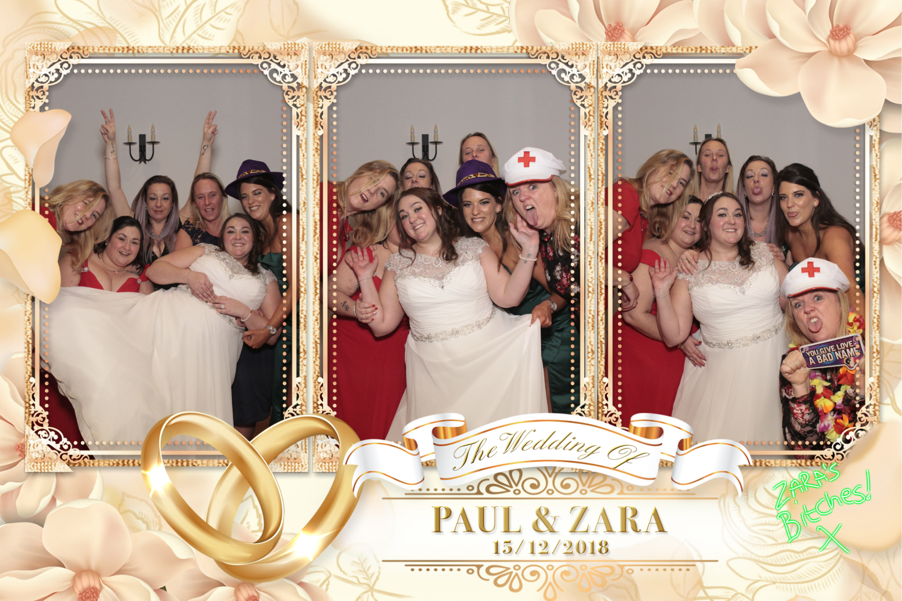 Paul & Zara's Wedding | View more photos from the event at gallery.myphotoboothexperience.co.uk/u/MyPhotoBoothExperienceLtd/Paul-Zaras-Wedding
